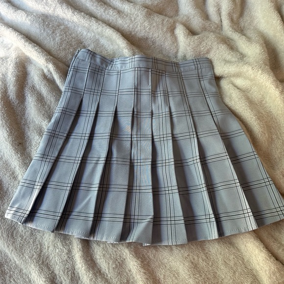 Princess Polly blue and white plad mini tennis skirt - Picture 2 of 2